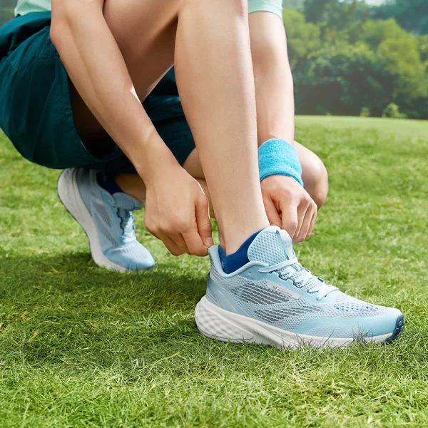 Men's Breathable Running Shoes – Mesh Upper with Rubber Sole for Shock Absorption - Image 3