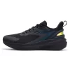 Men's Black Waterproof Running Shoes – Non-Slip Rubber Sole Sports Footwear