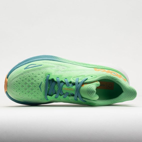 HOKA Clifton 9 Men’s Zest/Lime Glow - Image 3