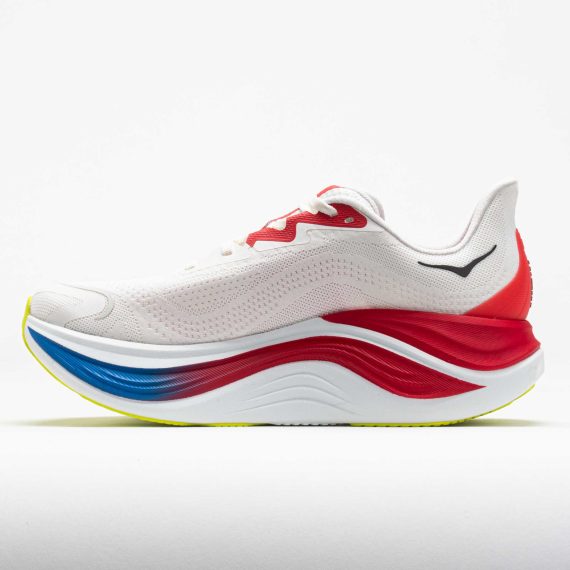 HOKA Skyward X Men’s Blanc de Blanc/Virtual Blue - Image 2