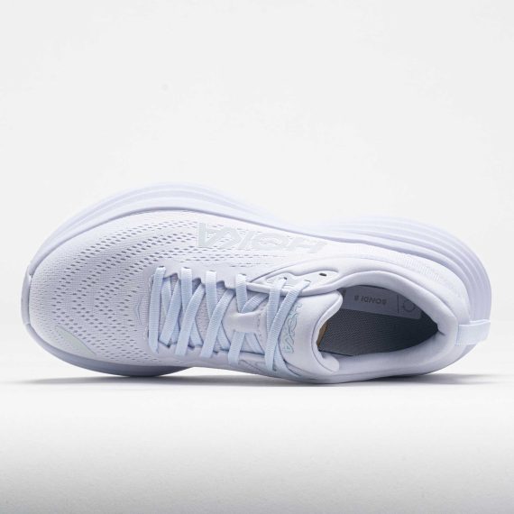 HOKA Bondi 8 Men’s White/White - Image 3