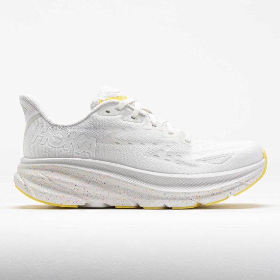 HOKA Clifton 9 Women’s White/Lemonade