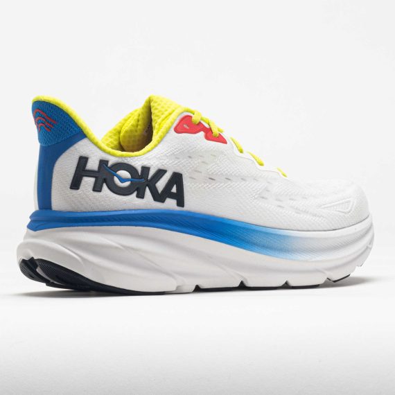 HOKA Clifton 9 Men’s Blanc de Blanc/Virtual Blue - Image 6