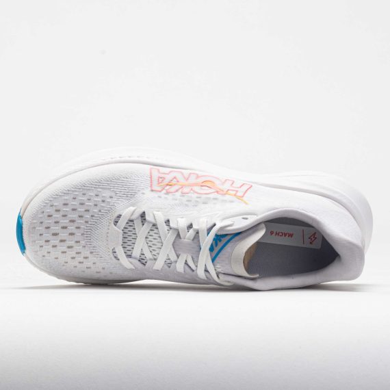 HOKA Mach 6 Women’s White/Nimbus Cloud - Image 3
