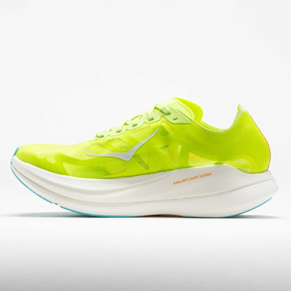 HOKA Rocket X 2 Unisex Lettuce/Solar Flare - Image 2