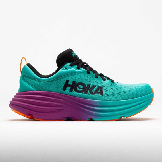 HOKA Bondi 8 Men’s Electric Aqua/Black