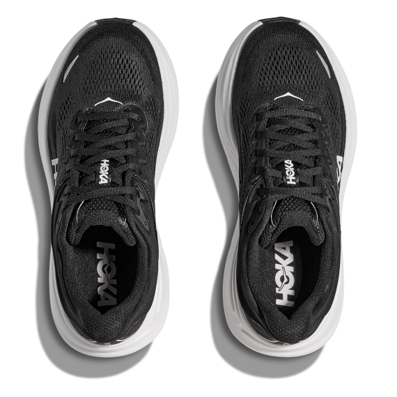 Hoka Men's Bondi 9 Black - White - Image 3