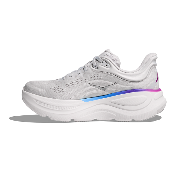 Hoka Women's Bondi 9 Cosmic Grey - White - Image 2